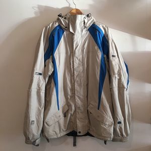 VTG 90s 686 Blue & White Snowboard / Ski Jacket